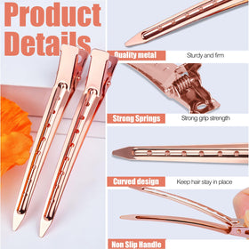 YGDZ clips securing hair rollers showing reliable curl-setting benefit