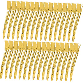 YGDZ gold clip front view showing sturdy hold and polished finish