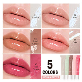 YGESIAO guava shade on a fingertip showing compact travel-ready size