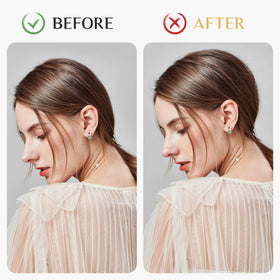 YGQQOY filler being placed in a salon updo for smooth, lifted results