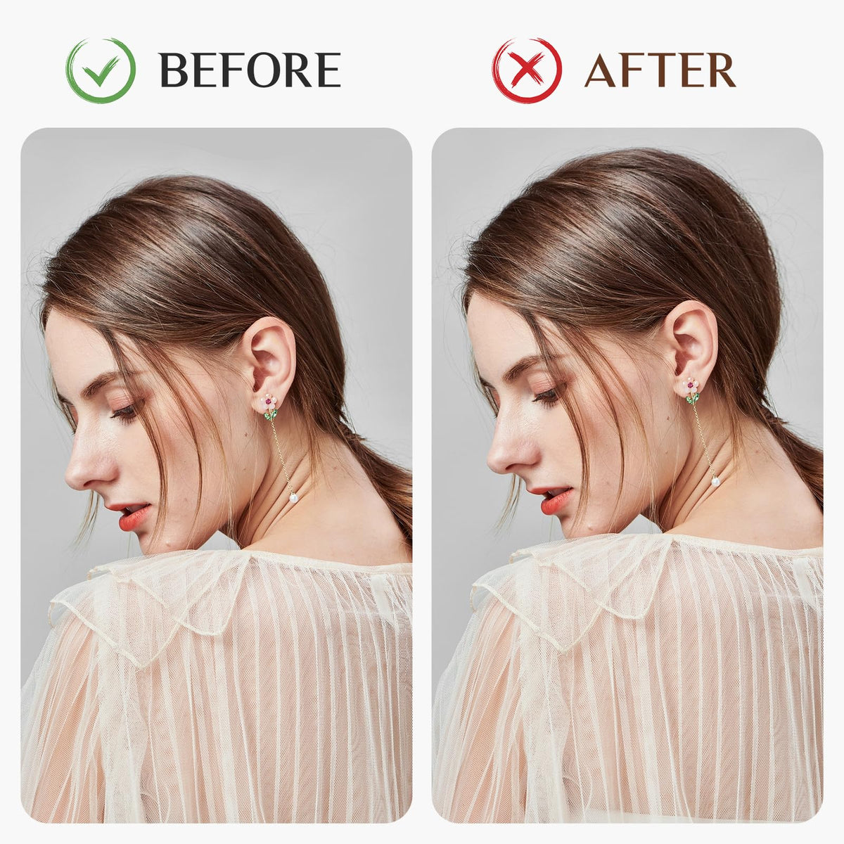 YGQQOY used in a polished bun delivering visible lift and long-lasting support
