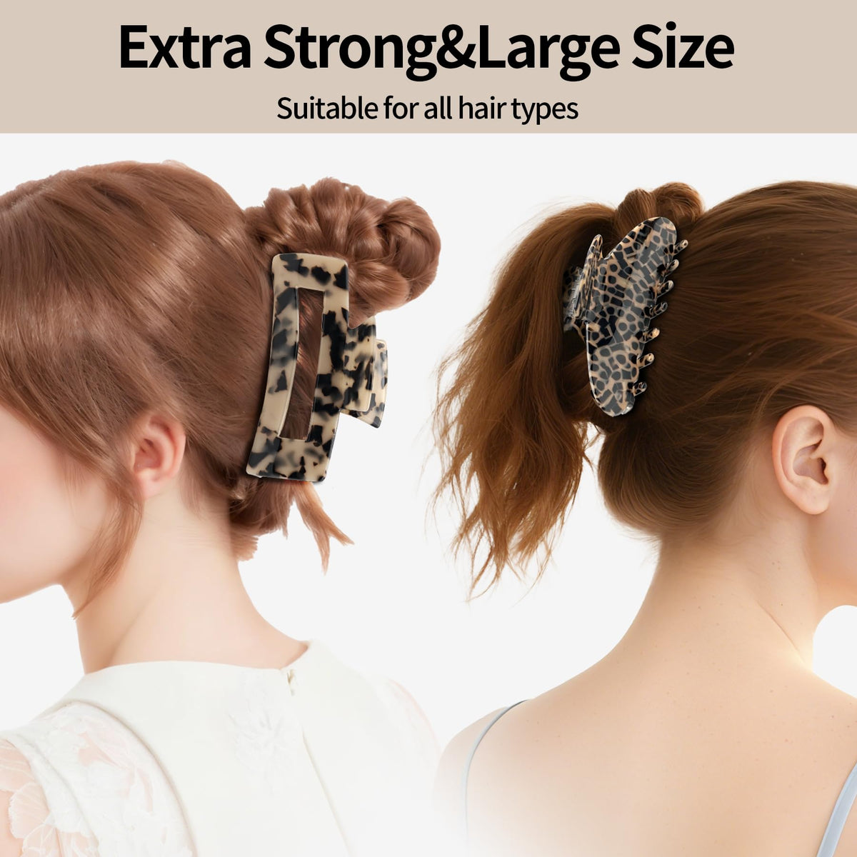 YIERSO used for full bun hairstyle holding thick hair without creases