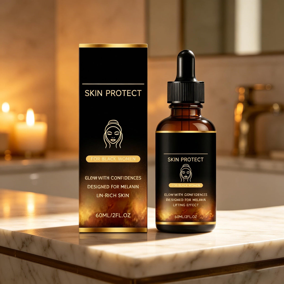 Yiishuiil pipette releasing serum texture, highlights fast-absorbing feel
