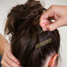 YINGFENG rubber-tipped pin end protecting scalp and preventing pull