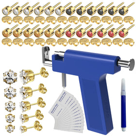 YINPAD front view of piercing gun and sterile packaging for safe use