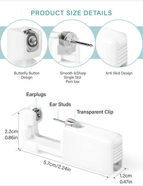 Yiorxu close-up of 4mm cubic zirconia stud in surgical steel displaying sparkle and hypoallergenic finish