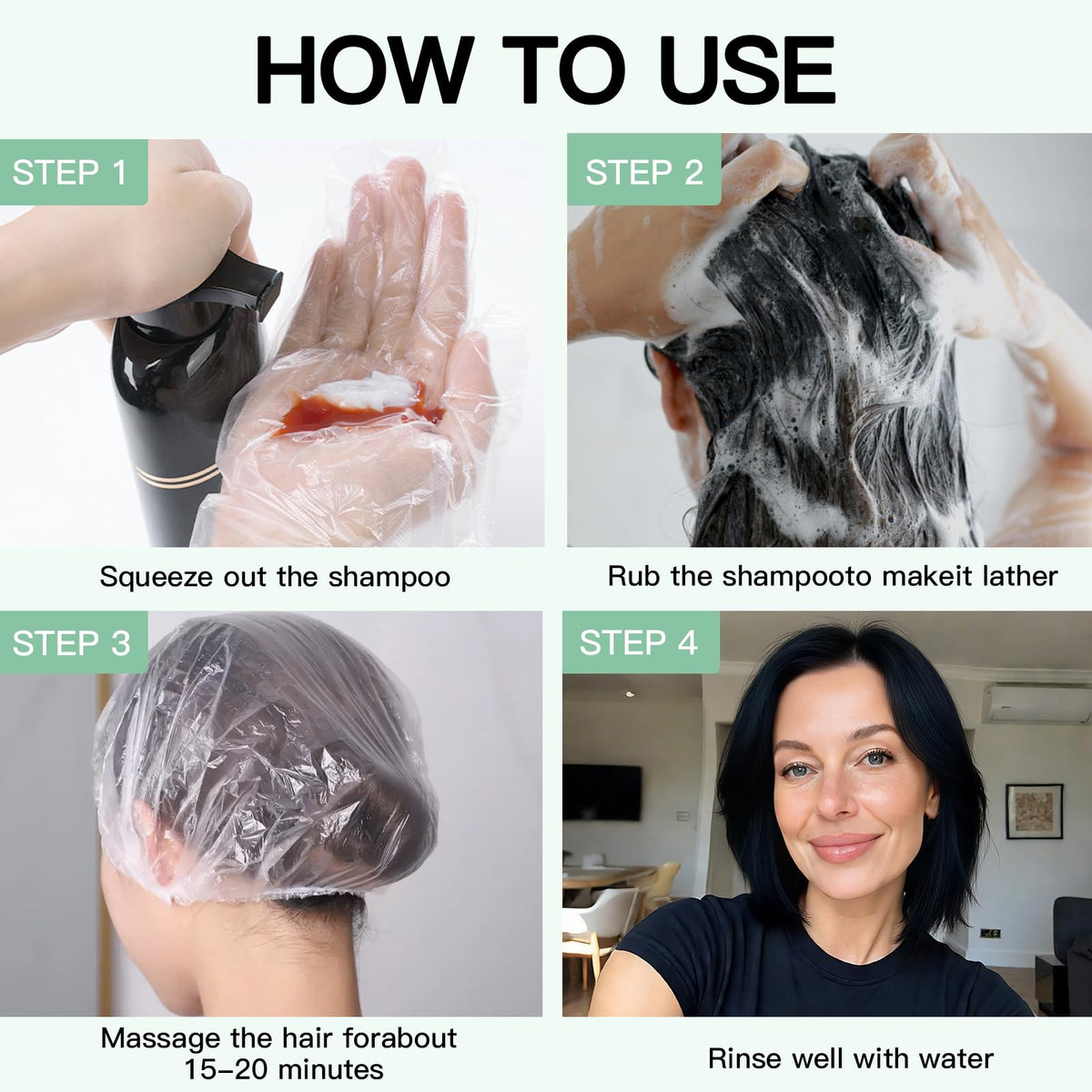 Yioscci before and after gray coverage for visible results