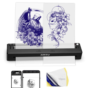 YIRIGUI front view of portable tattoo stencil printer showing compact design and studio convenience