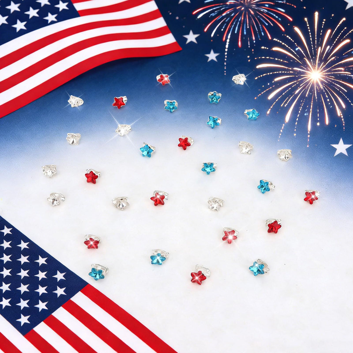 YISSION lifestyle image at summer parade, elevates patriotic outfit
