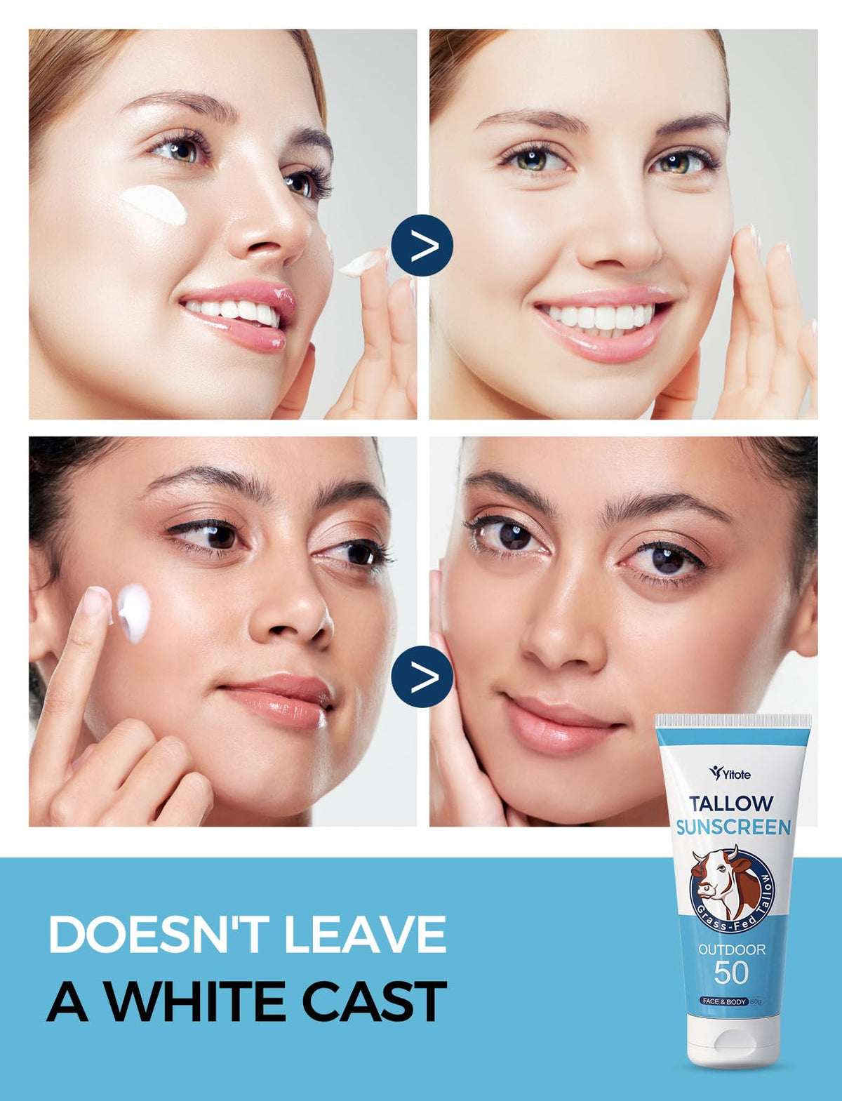 Yitote water-resistance test on skin showing durability during activity