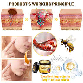 YIVANNUO bee venom essence closeup highlighting natural active ingredient