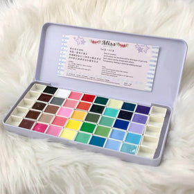 YJMyujimi front-open palette showing organized 40 colors for fast selection