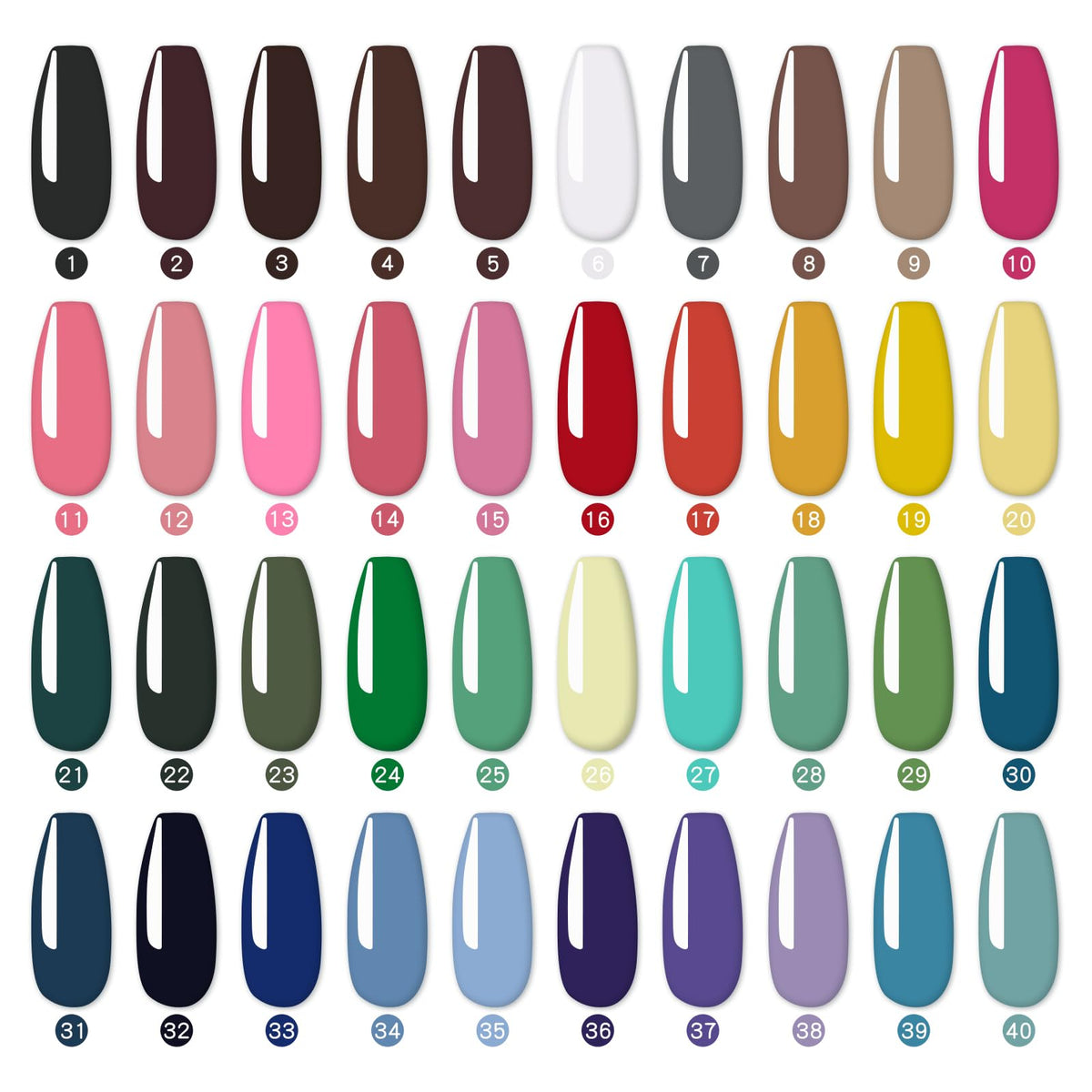 YJMyujimi mixed custom shades in empty cubes for personalized color options