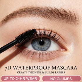 YJW mascara texture swipe highlighting silk-fiber formula for natural thickness