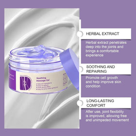 Ylahdent hand applying gel to shoulder showing quick absorption advantage