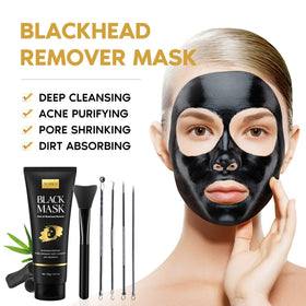 YLNALO charcoal mask texture closeup showing thick black gel consistency