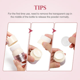 YLNALO lifestyle image of commuter using powder for rapid refresh