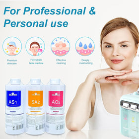 YMEYFAN bottle close-up showing serum texture and pump detail for easy dispensing