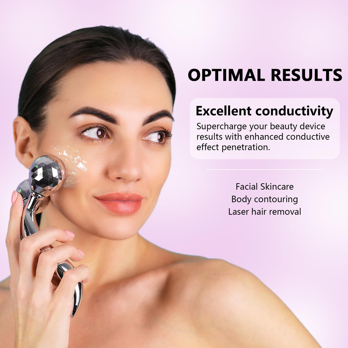 YMEYFAN close-up gel texture demonstrating smooth non-sticky glide
