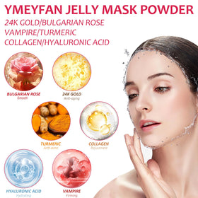 YMEYFAN close-up of powder texture highlighting smooth mixing performance