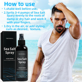 YMIR NEIL label close-up listing sea salt, castor oil and kaolin for ingredient transparency