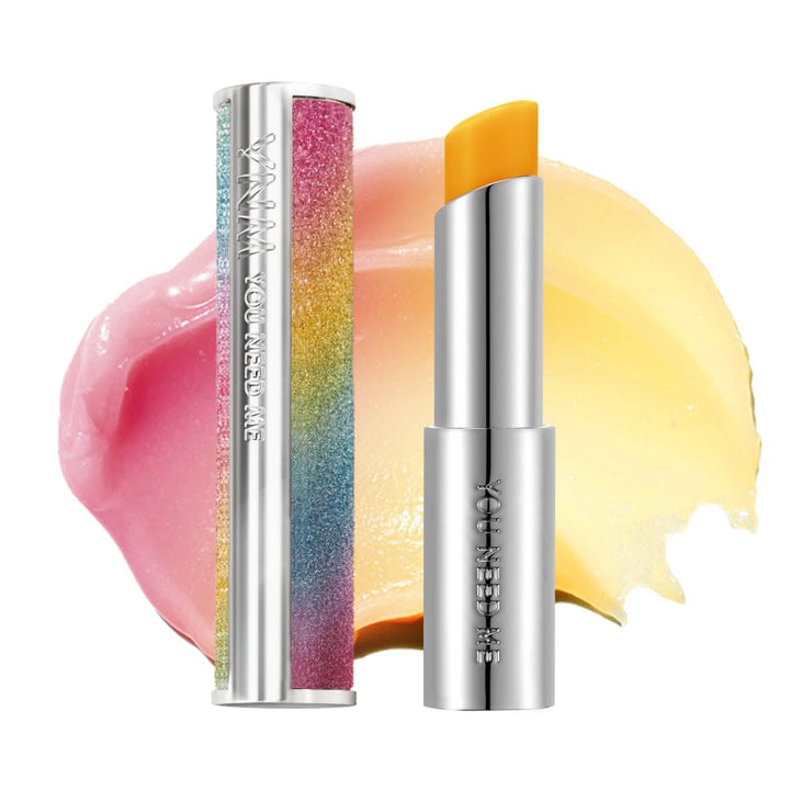YNM honey lip balm front tube showing compact packaging and easy application
