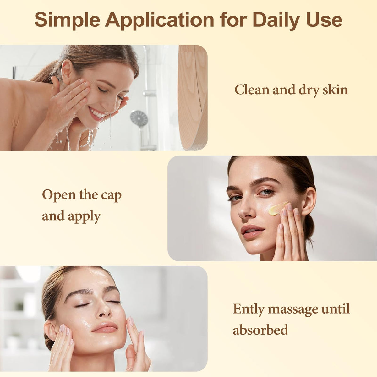 Yocisku cream applied on legs showing full-body smoothing benefit