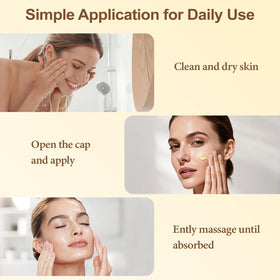 Yocisku cream used on legs and arms to show full-body moisturization