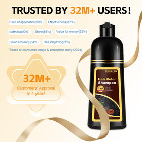 Yocisku label close-up highlighting ingredient list and gentle, ammonia-free benefit