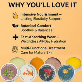YOCMIPS night cream jar opened to show nourishing balm consistency benefit
