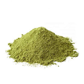YOGI’S GIFT bhringraj powder mixed into a hair mask in bowl ready to apply