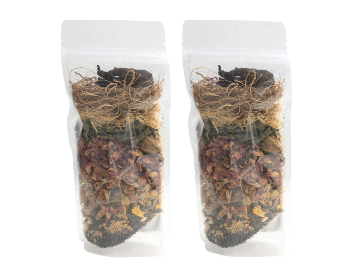 YOGI’S GIFT front pouch showing two 75 g sachets and brand clarity for easy identification