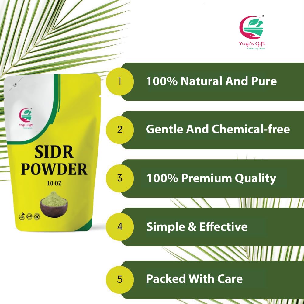 YOGI’S GIFT ingredient label showing botanical names and pure formulation benefit
