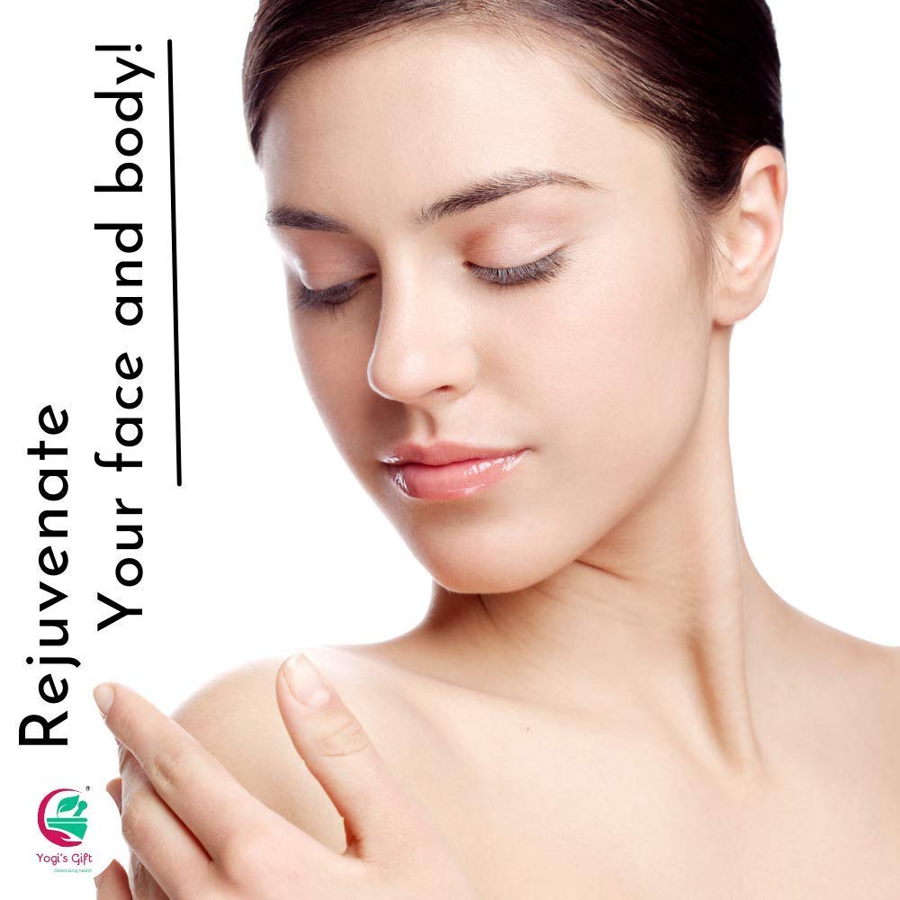 YOGI’S GIFT white turmeric mixed into a facial mask bowl illustrating easy DIY application