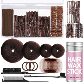 Yogode front package showing full bun maker set and easy styling benefits