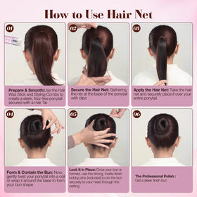 Yogode lifestyle image of dancer with finished bun showing professional polished result