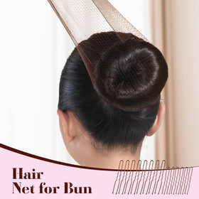 Yogode styling in use on dancer creating a neat bun quickly for practice or performance