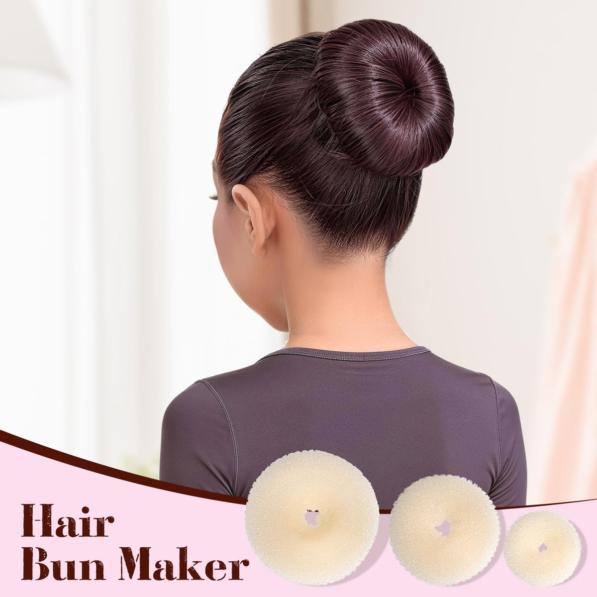 Yogode wax stick and comb detail smoothing flyaways for sleeker buns