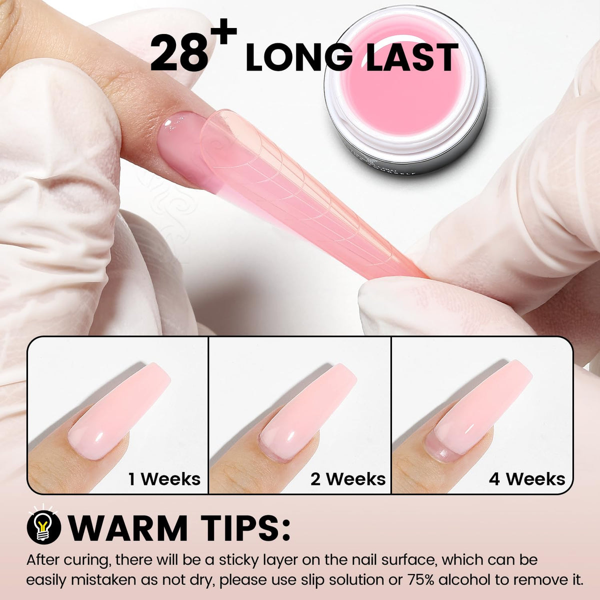 YOKE FELLOW gel applied on a dual form demonstrating easy shaping and cure