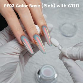 YOKE FELLOW being applied to nail demonstrating easy in-salon use