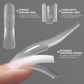 YOKEFELLOW clear dual form close-up showing smooth curve for precise shaping
