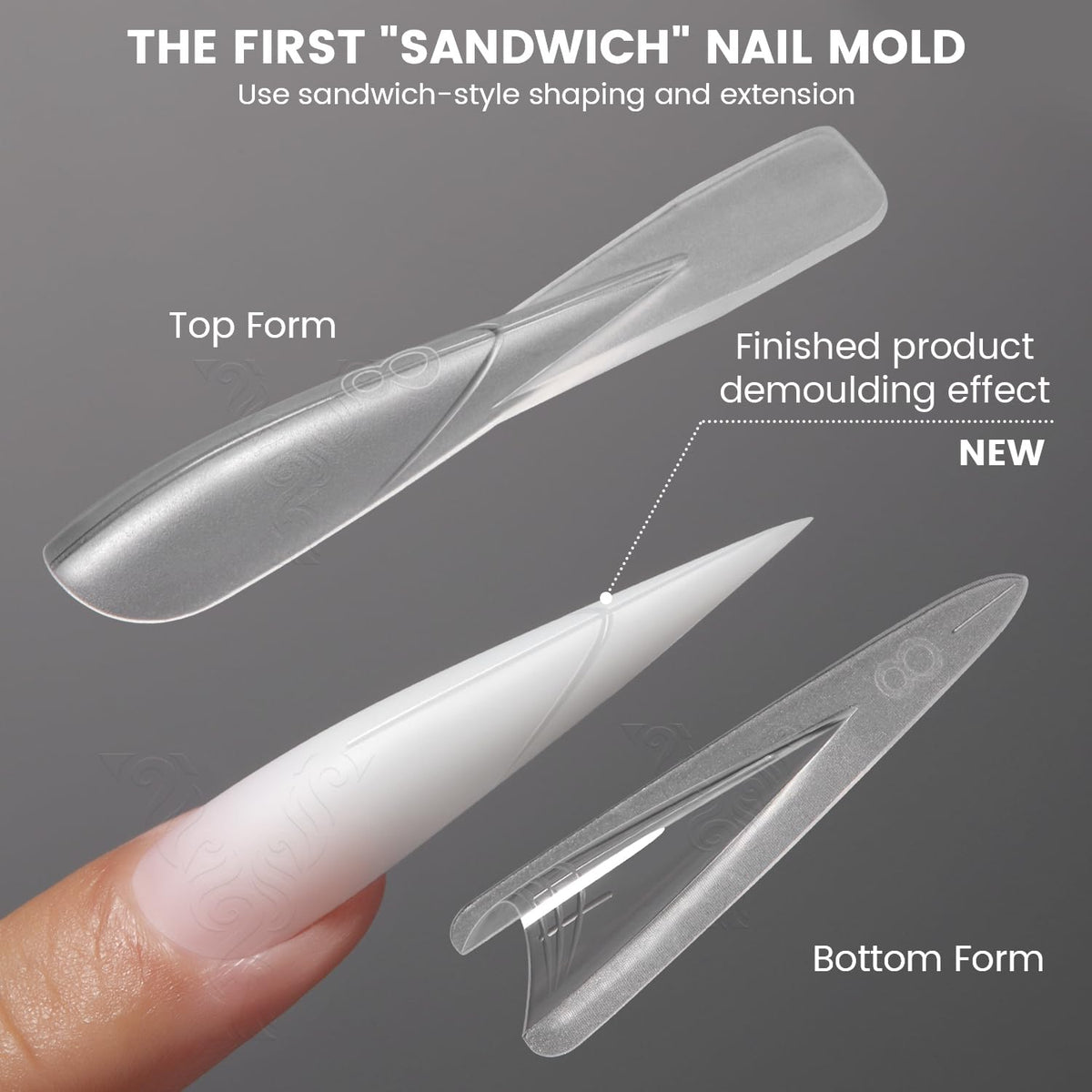 YOKEFELLOW clear shell detail showing crystal-clear finish benefit