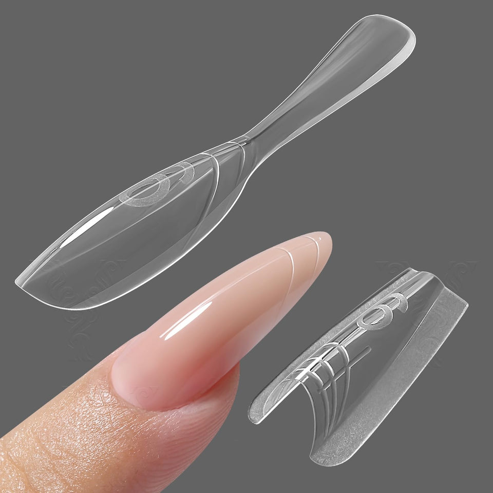 YOKE FELLOW packaging shows 240-piece almond dual-form set and organized sizes for efficiency