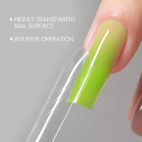 YOKE FELLOW gel-filled form before curing showing clear visibility for accurate application