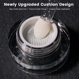 YOKE FELLOW ultra-fine powder texture macro for smooth application benefit