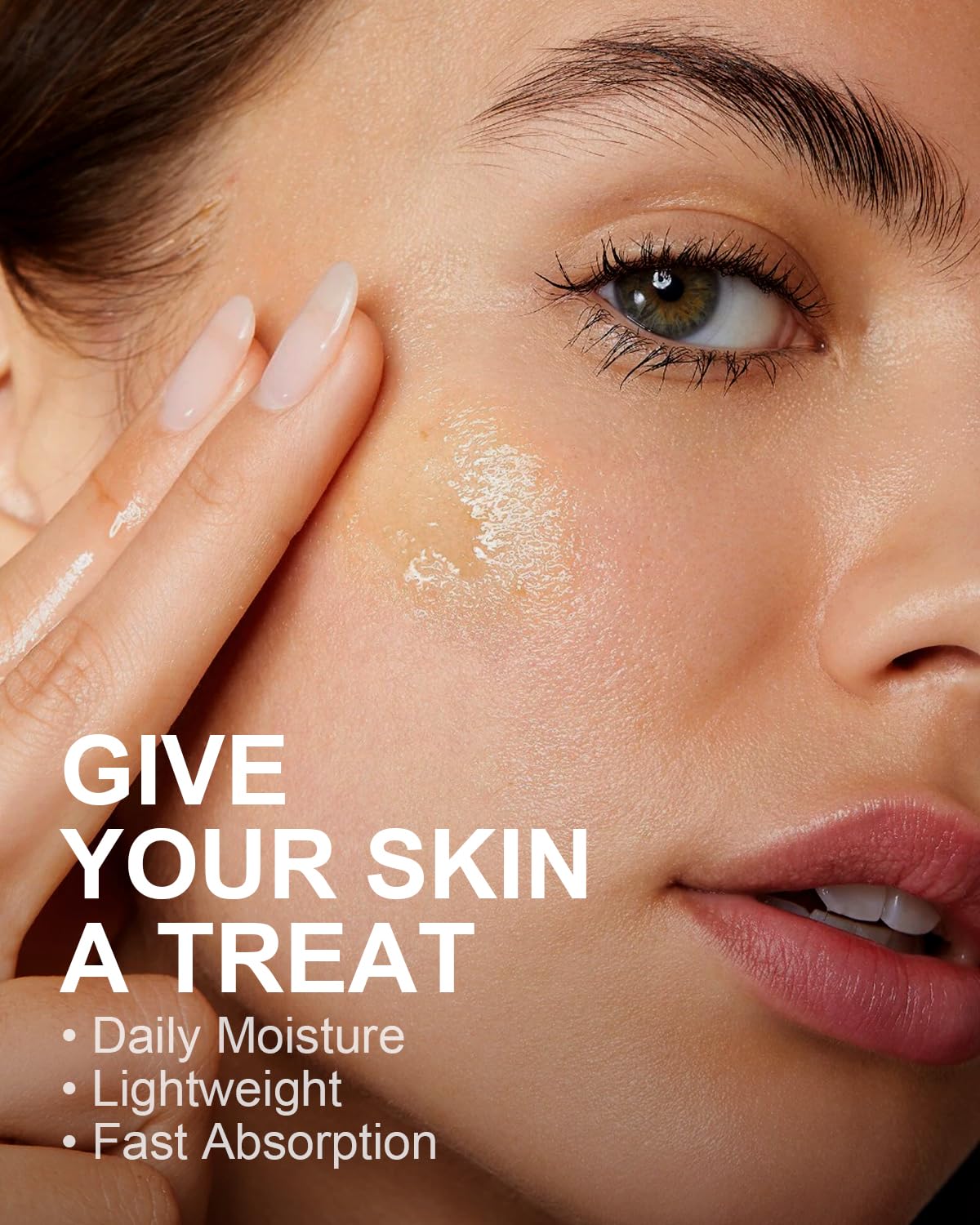 Yoken almond oil pouring texture demonstrating lightweight absorbent finish