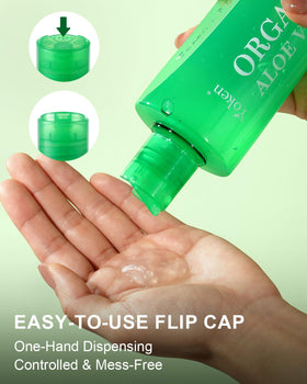 Yoken smoothing gel through hair ends for light conditioning and shine