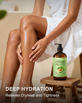 Yoken oil being rubbed into skin to demonstrate quick absorption benefit