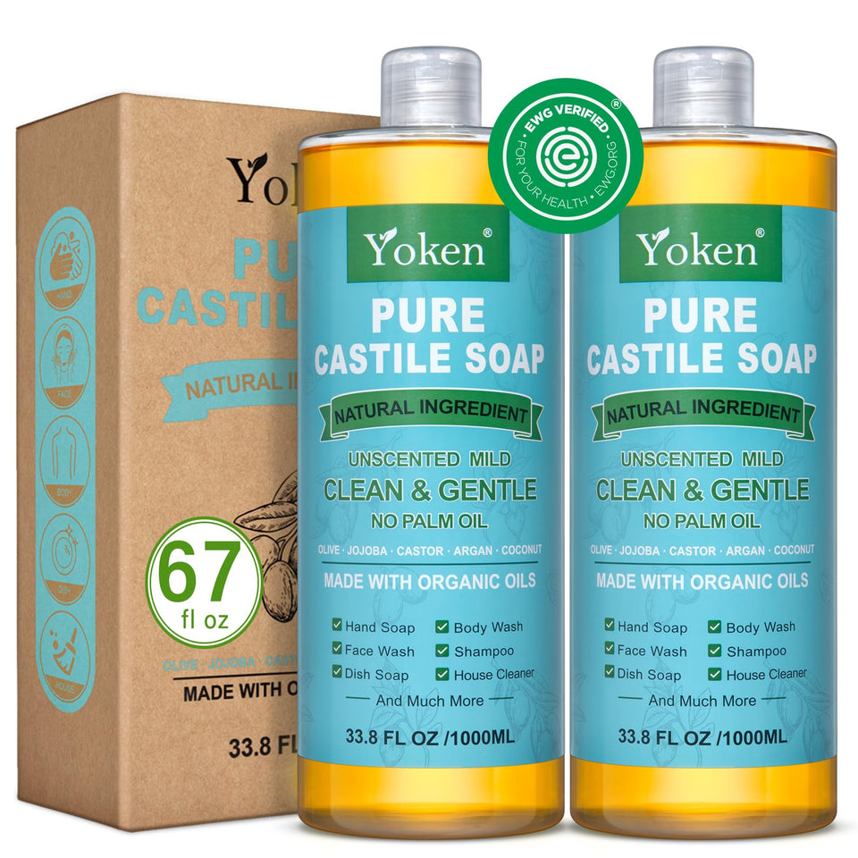Yoken bottle front label showing size and unscented benefits