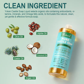 Close-up of Yoken ingredient panel highlighting organic oils